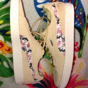 Puma sneakers beige suede